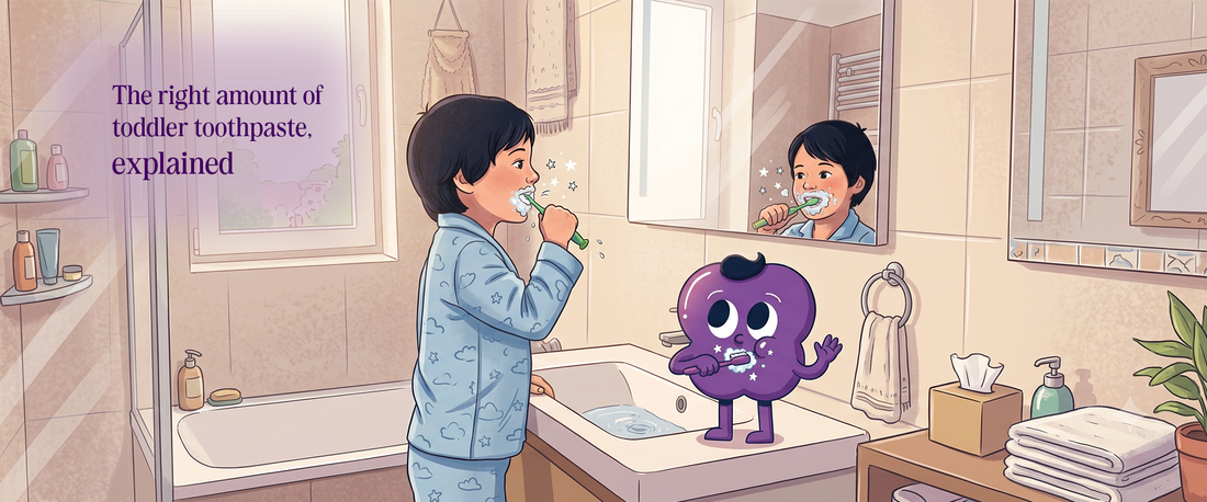 How Much Toothpaste Should a Toddler Use?