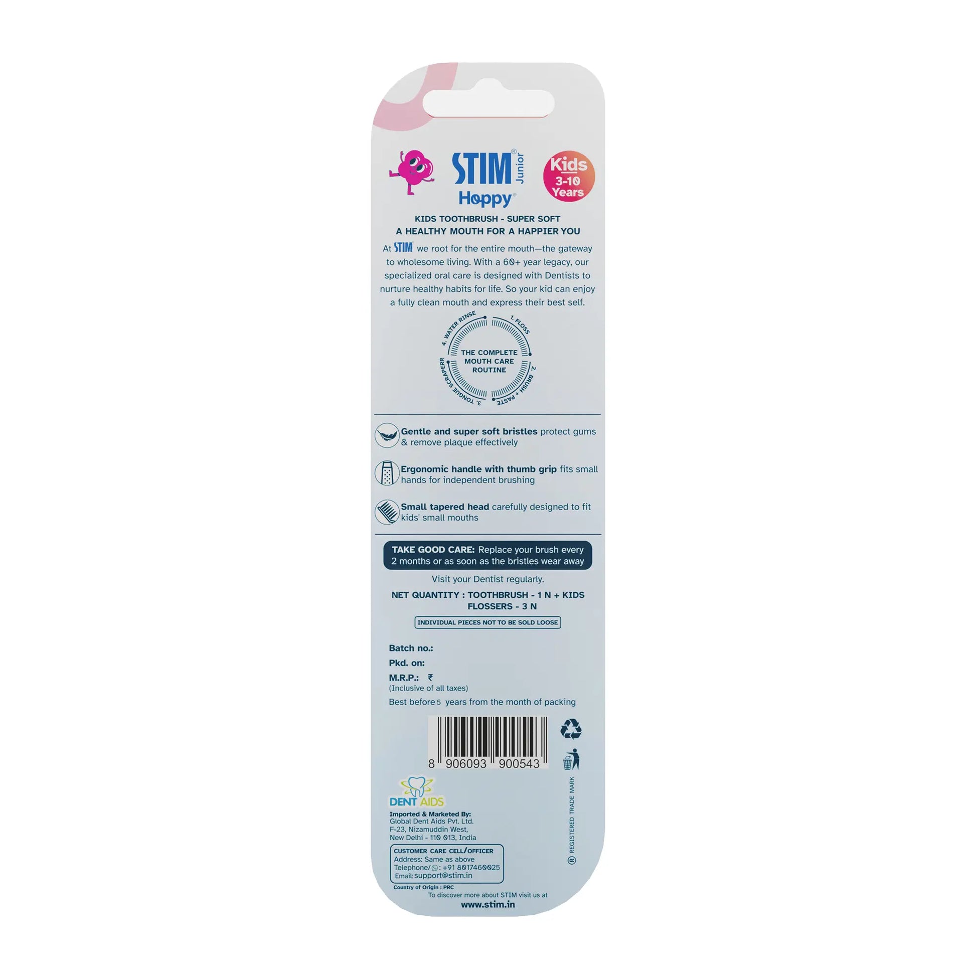 Highlighting toothbrush benefits: gentle on enamel, ergonomic grip, soft bristles, and floss picks included