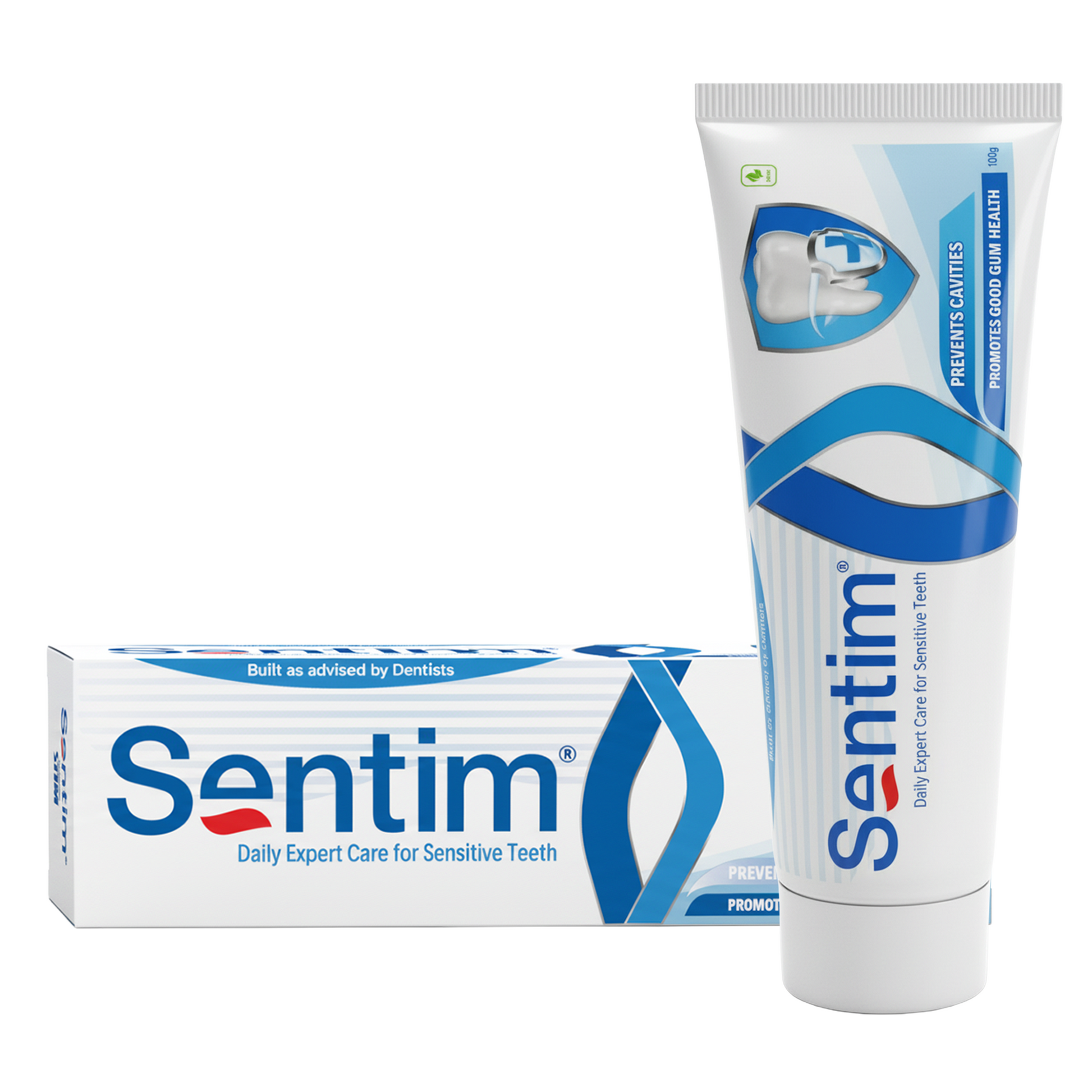 Sentim 100g - Toothpaste for Sensitive Teeth Stim Brushes