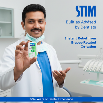 STIM - EX Wax strips for Braces (Pack of 2)