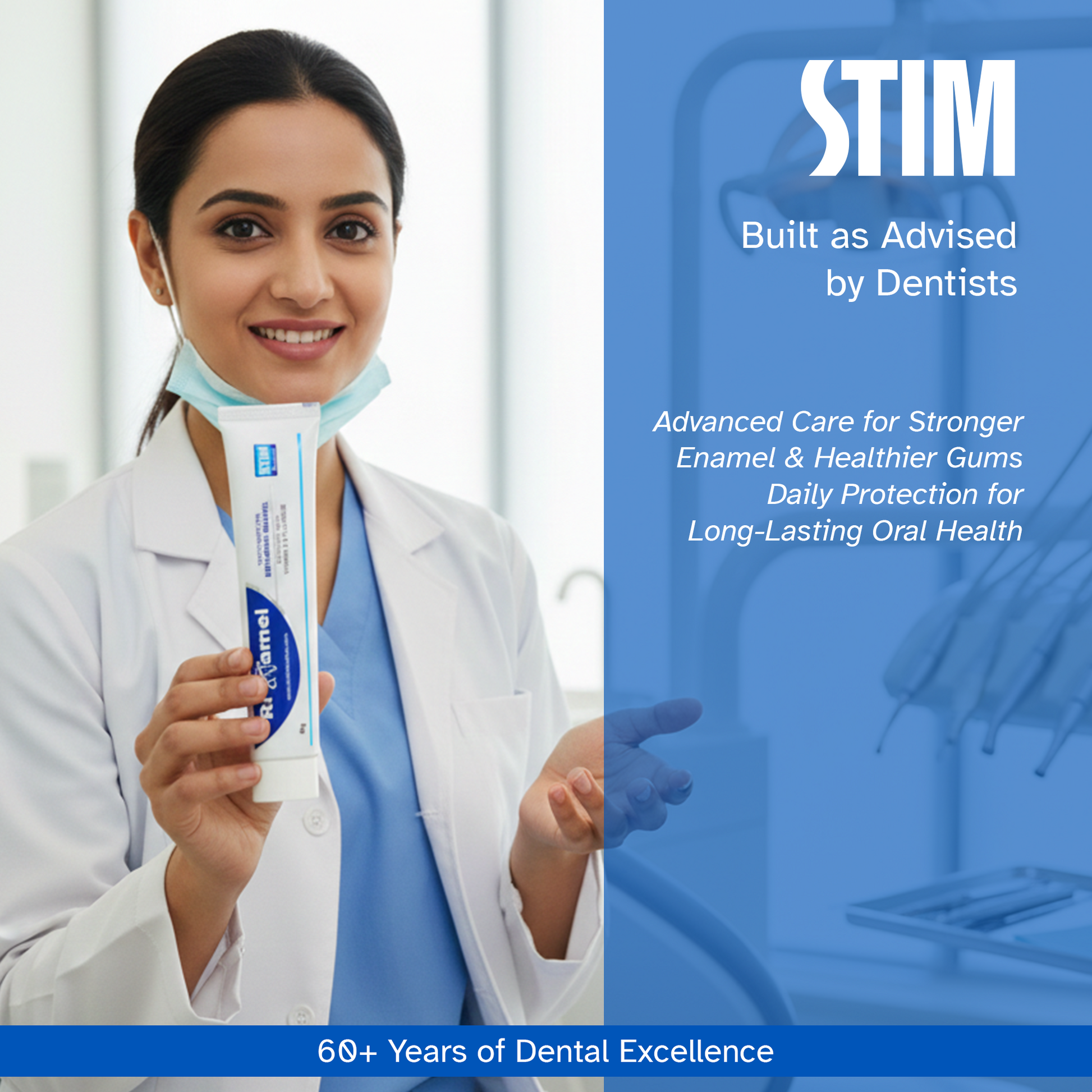 Ri-Namel Toothpaste to Re-mineralize Enamel Stim Brushes