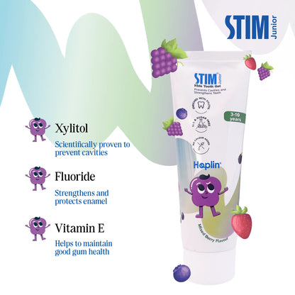 Toothpaste enriched with Xylitol to help prevent cavities