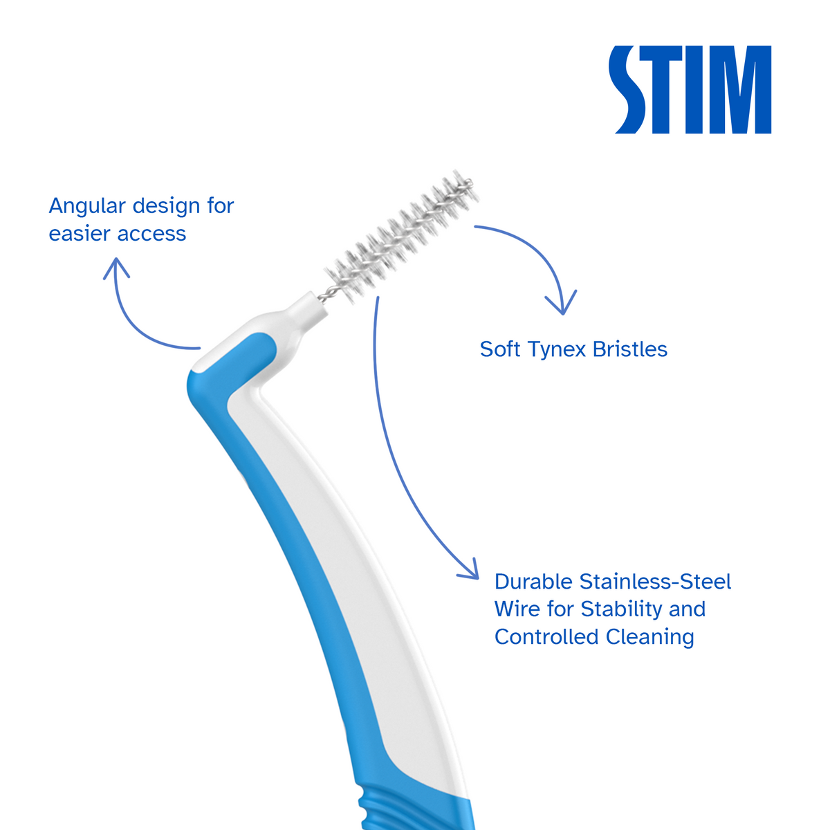 Interdental Brush for wide gaps (ISO 3) (Pack of 2)