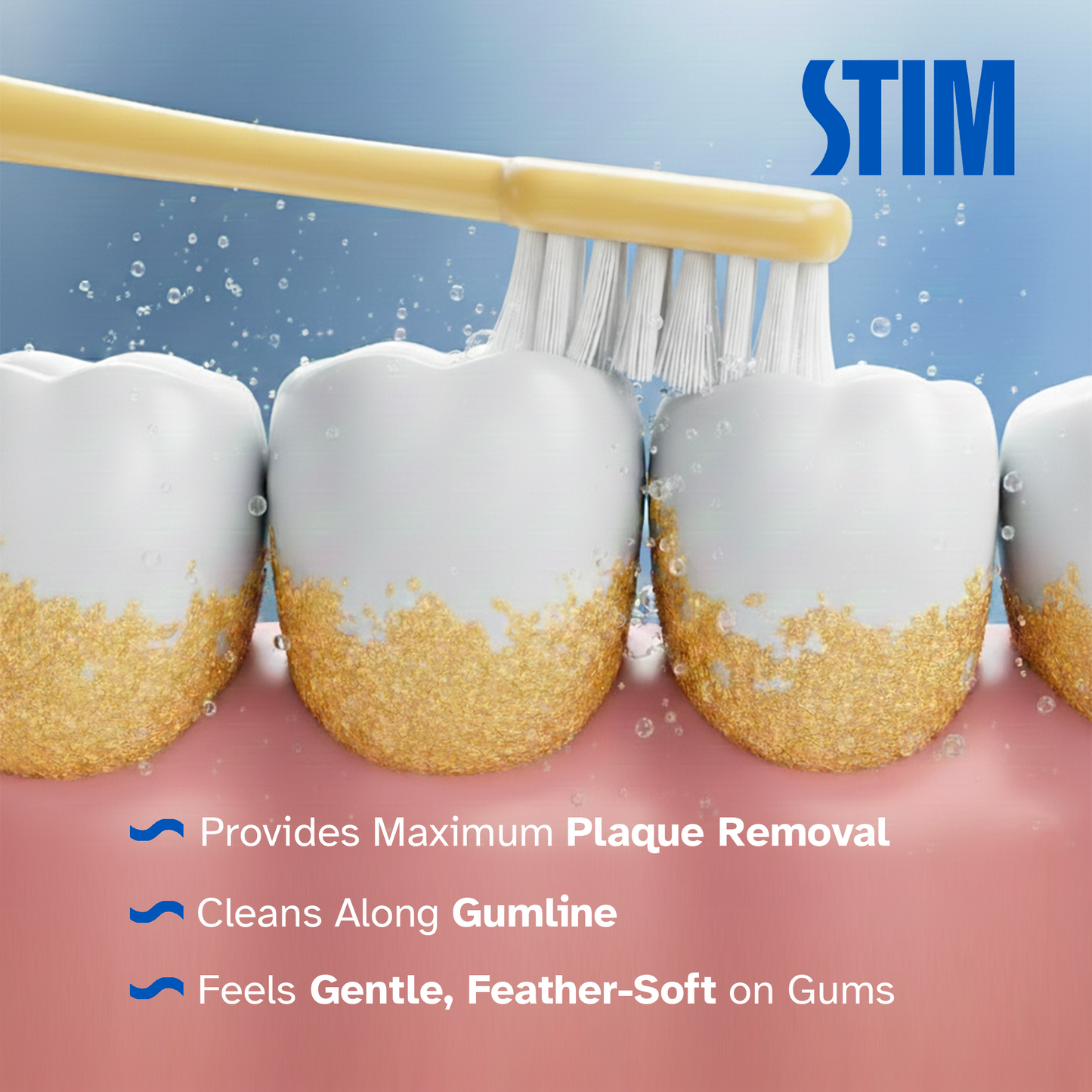 STIM Plus Toothbrush (Pack of 2) Stim Brushes