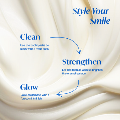 Style your smile with colour correcting toothpaste