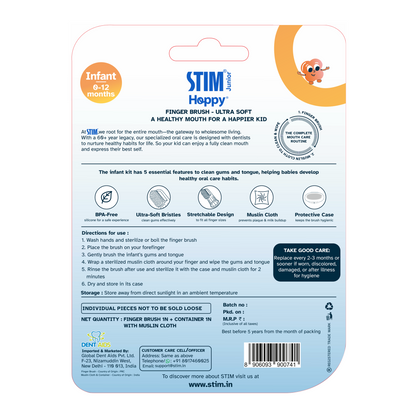 Infant Kit with Muslin Cloth Stim Junior