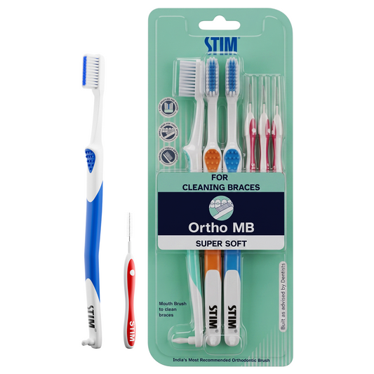 Ortho MB Brush For Braces (Pack of 3)