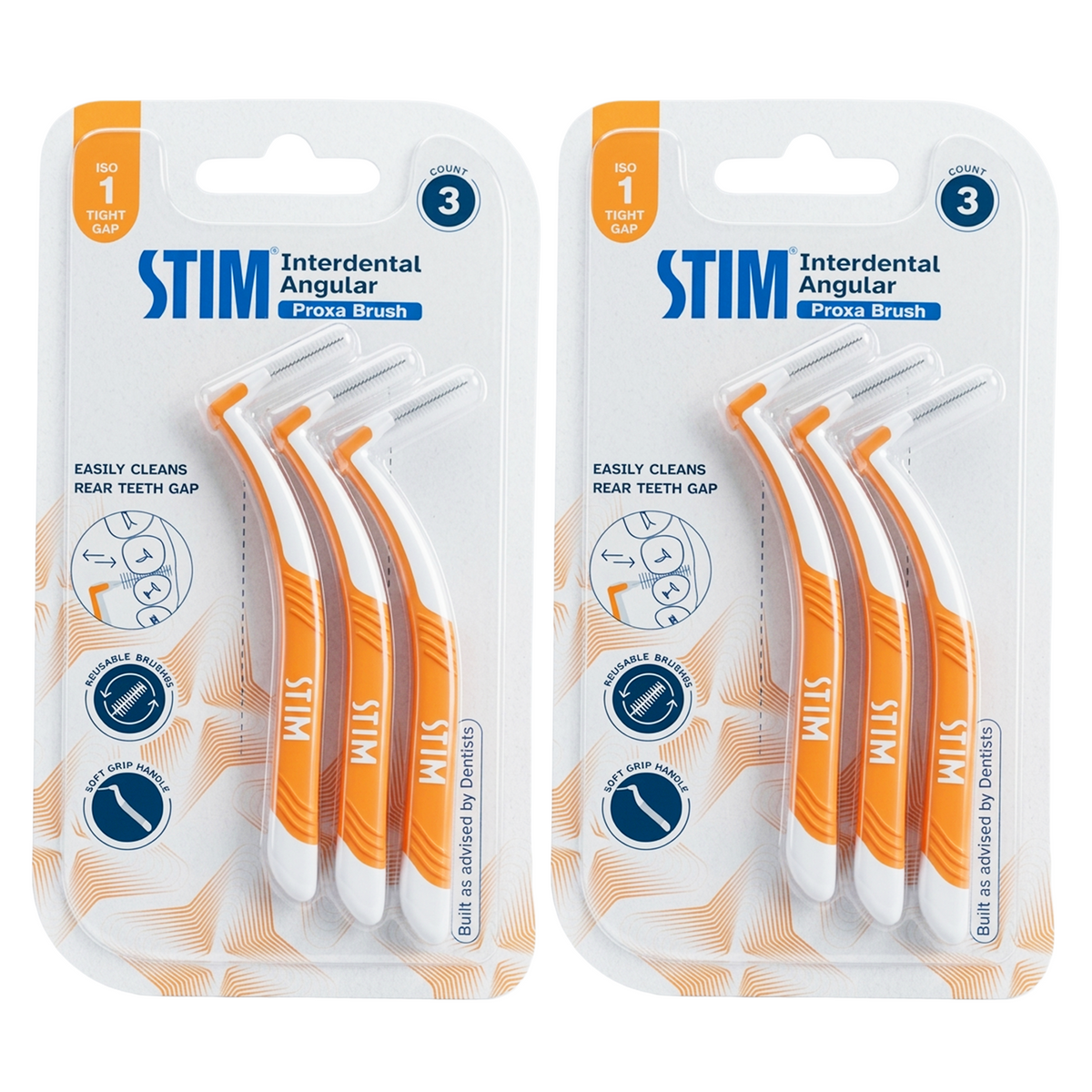 Interdental Brush for tight gaps (ISO 1) (Pack of 2)