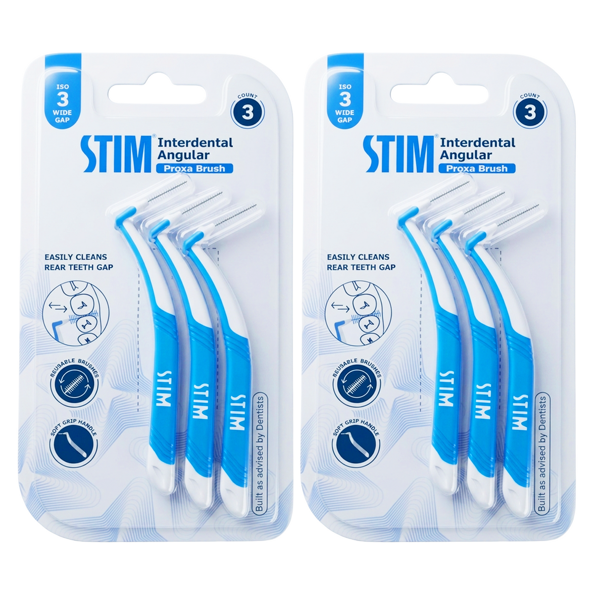 Interdental Brush for wide gaps (ISO 3) (Pack of 2)