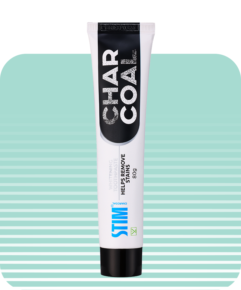 STIM Teeth Whitening Charcoal Toothpaste Stim Brushes