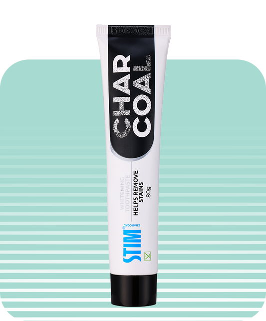 STIM Teeth Whitening Charcoal Toothpaste Stim Brushes