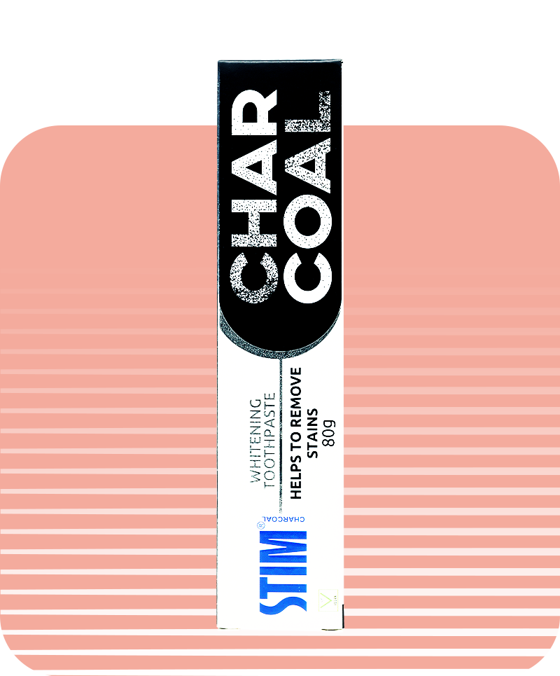 STIM Teeth Whitening Charcoal Toothpaste Stim Brushes