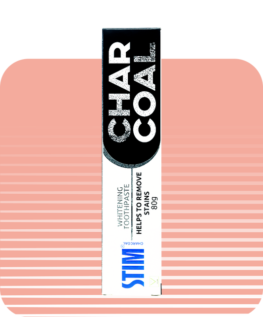 STIM Teeth Whitening Charcoal Toothpaste Stim Brushes