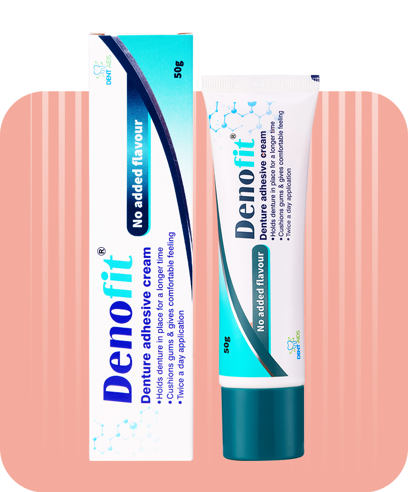 Denofit - Denture Adhesive Cream 50g Stim Brushes