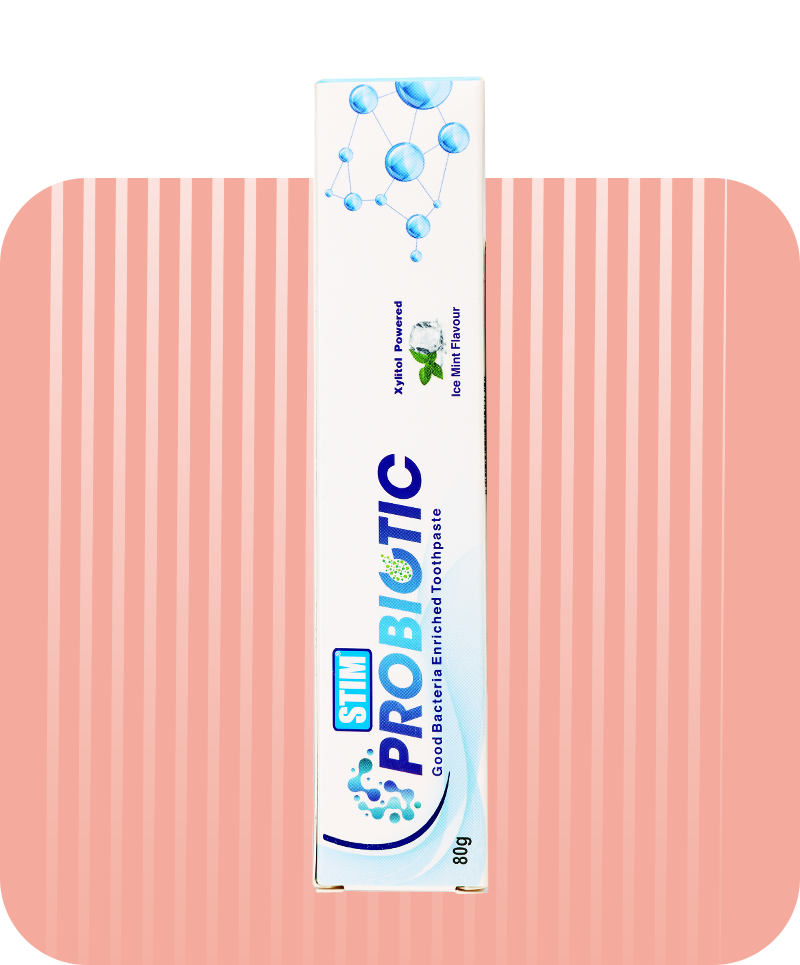 STIM Probiotic Toothpaste Stim Brushes